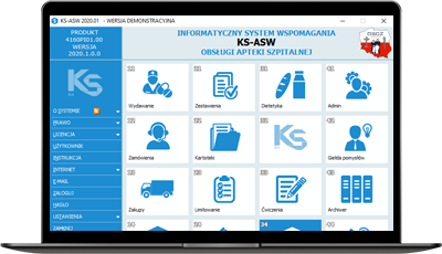 Zrzut ekranu systemu KS-ASW